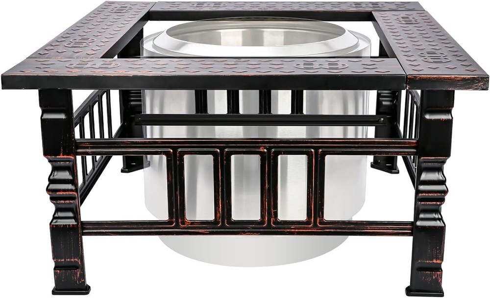 Fire Pit Surround Tabletop for Solo Stove Bonfire and Ranger Wood Burning