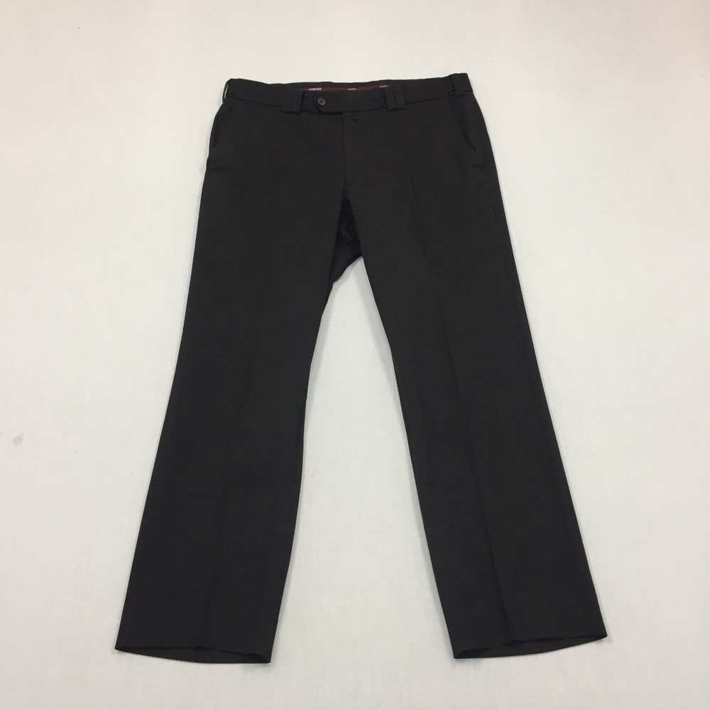 Meyer Melbourne Trousers Mens W34 L30 Straight Fit Chino Suit Grey