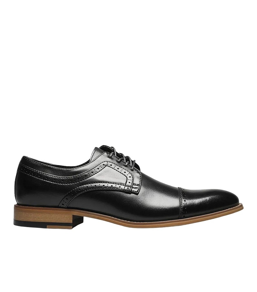 Stacy Adams Dickinson Oxford Cap Toe Dress  Mens Black Dress Shoes 25066-001