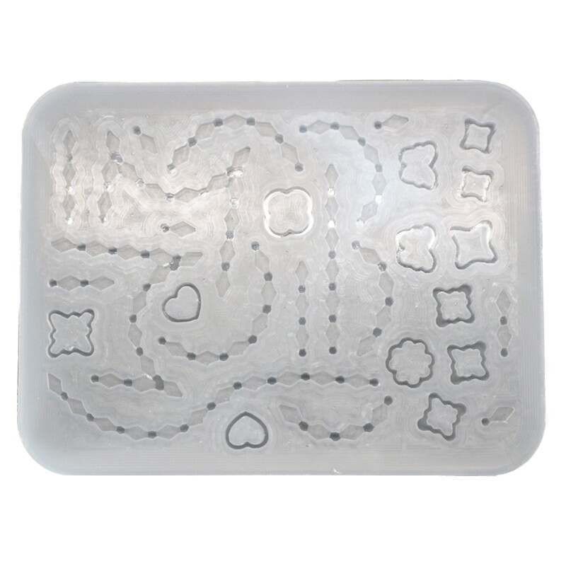 Epoxy Resin Shaker Filling Mold for DIY Jewelry Craft Casting