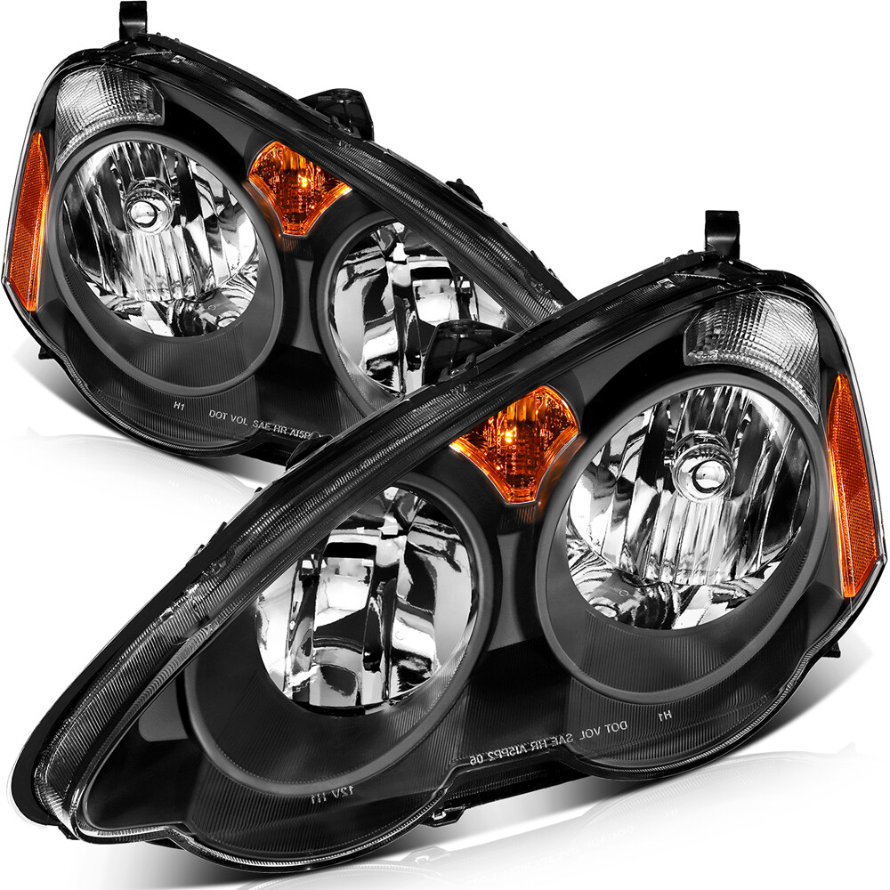 For Acura RSX 2002-2004 Headlights Headlamps Assembly Driver Passenger Side Pair