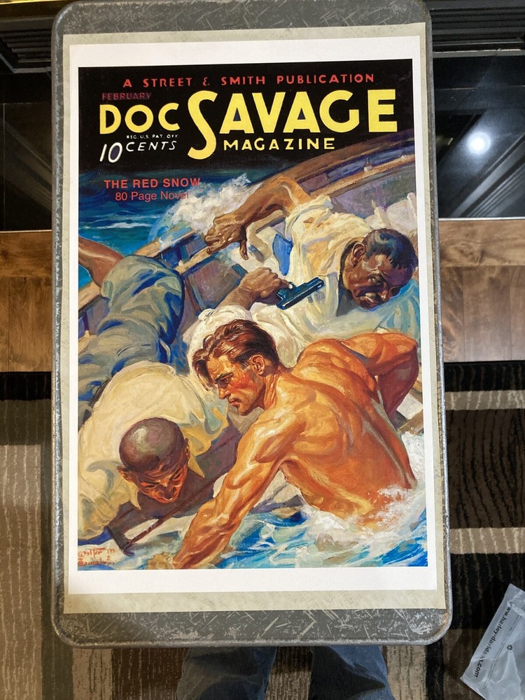 Doc Savage The Red Snow 11” By 17” Poster
