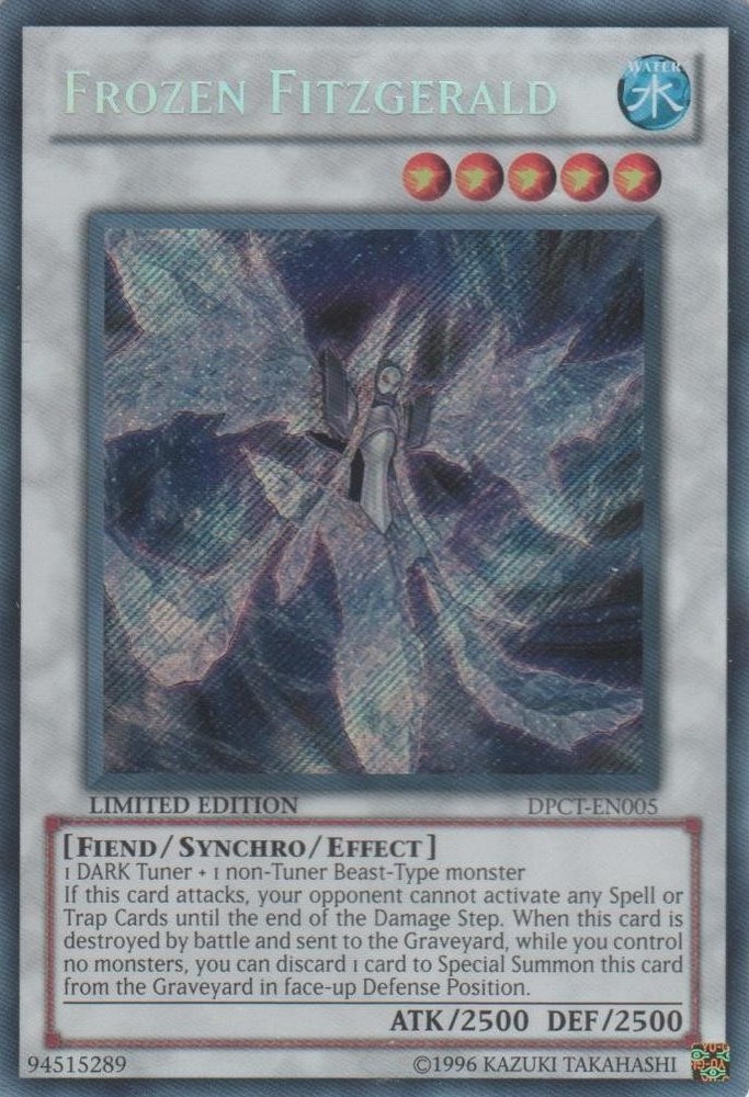 Frozen Fitzgerald DPCT-EN005 Secret Rare Limited Edition Heavily Played