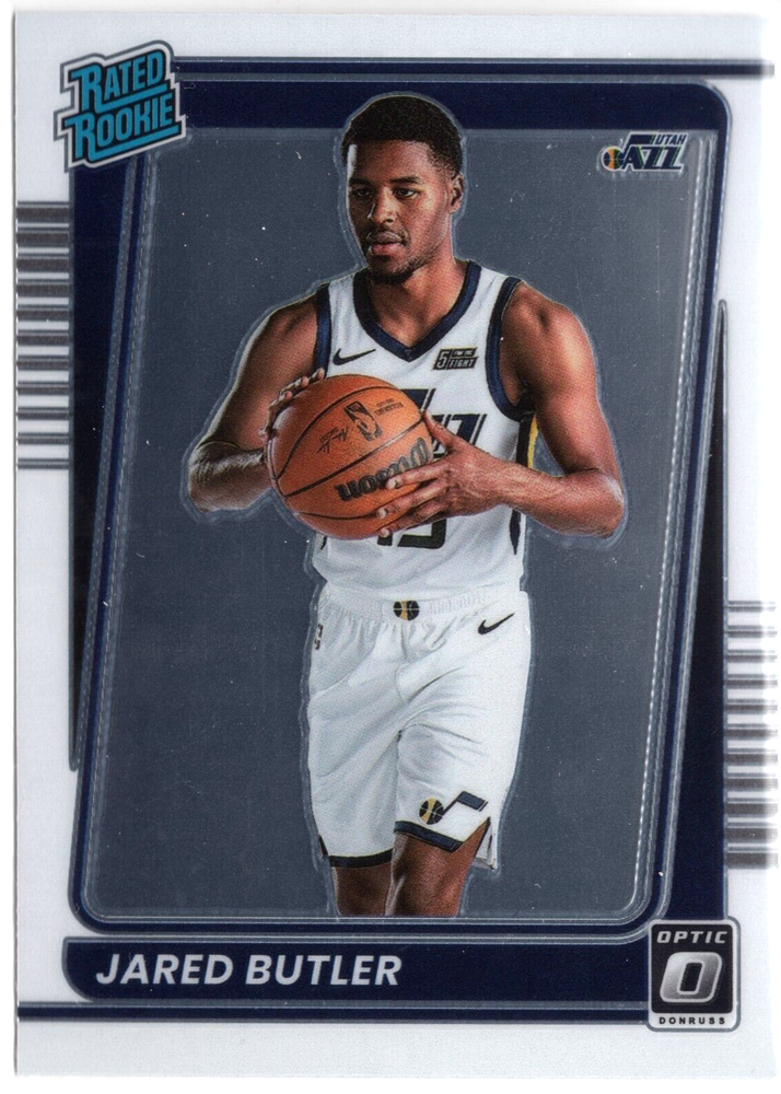 2021-22 Panini Donruss Optic Rated Rookie Jared Butler #199 Utah Jazz Basketball Card