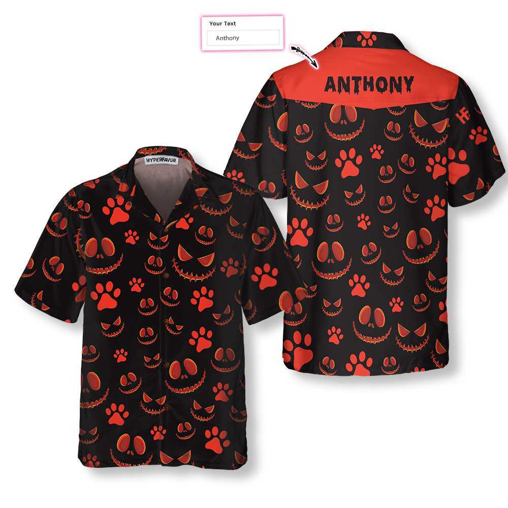 Scary Dog Horror Halloween Hawaiian Shirt Unique Custom Gift For Dog Enthusiasts