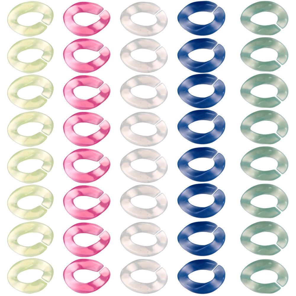 100 Pcs Acrylic Chain Creative Accessories Bag Miss Women's