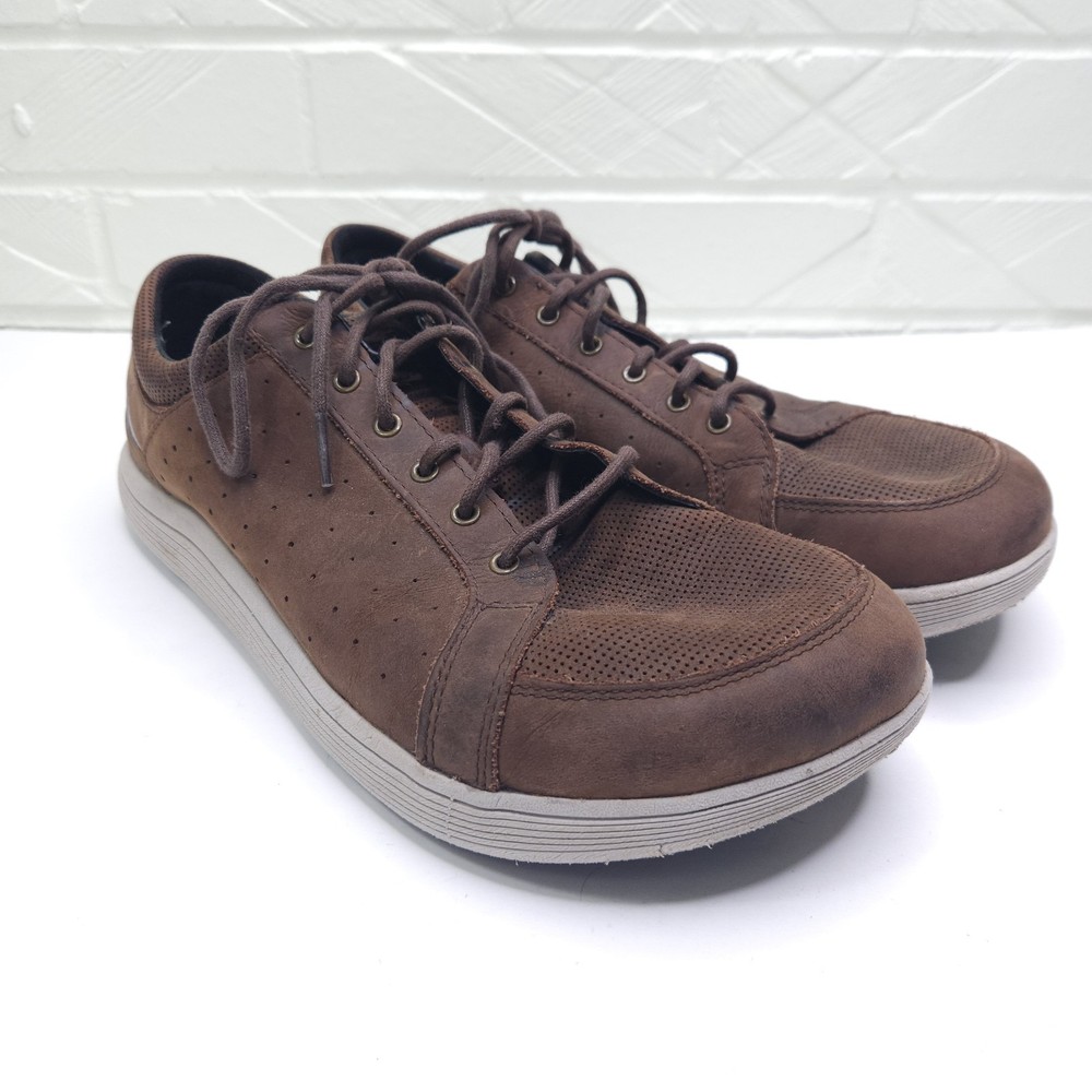 Altra Cayd Brown Leather Zero Drop Sneaker Wide Toe Box Size 11 Casual Comfort