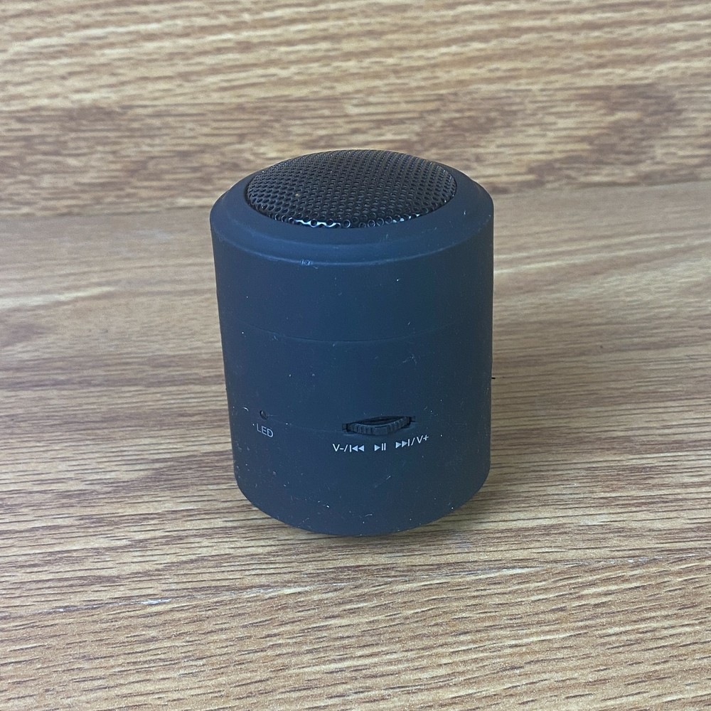 Compact Portable Rechargeable Bluetooth Mini Speaker Universal Compatibility Black Design