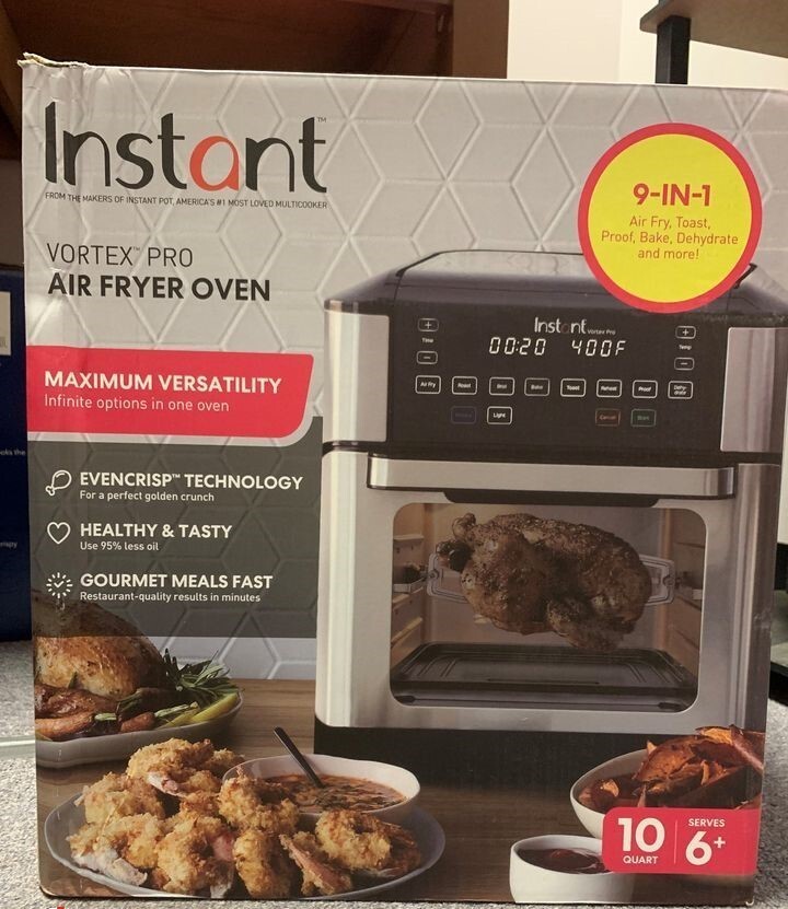 Instant Pot Vortex Pro 10qt Air Fryer - Stainless Steel