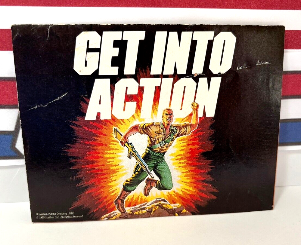 1985 GI Joe Action Stars Cereal Coupon with Star Duster Insert Promotion-image
