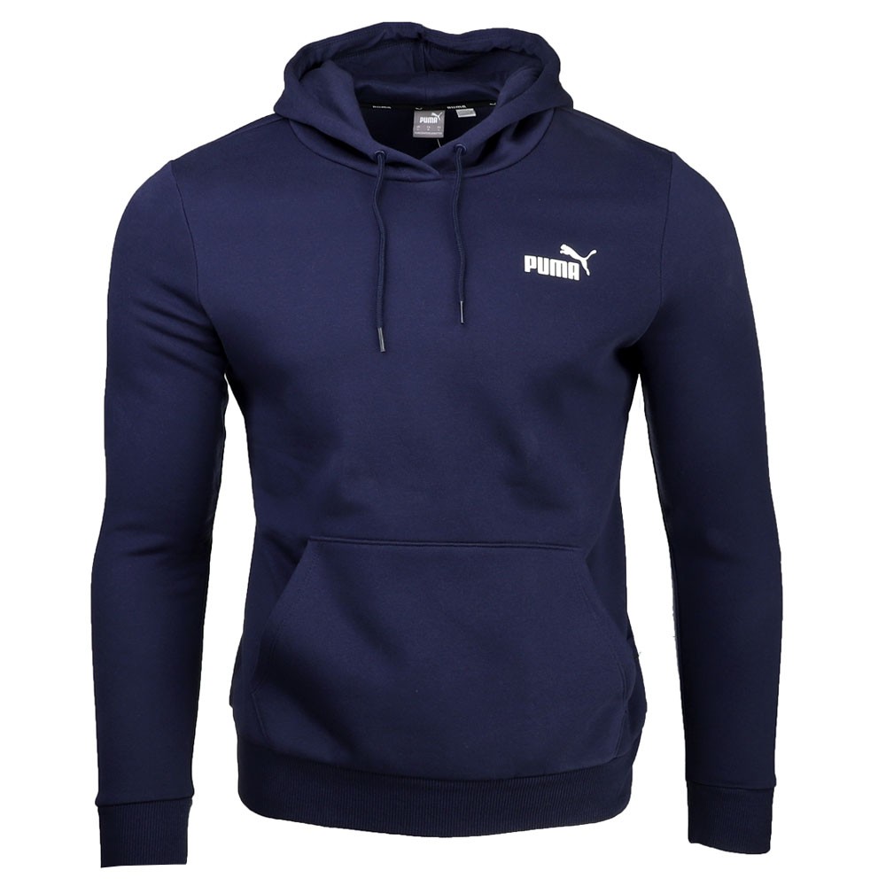 PUMA Essentials Small Logo Pullover Hoodie Womens Blue Casual Outerwear 68495706