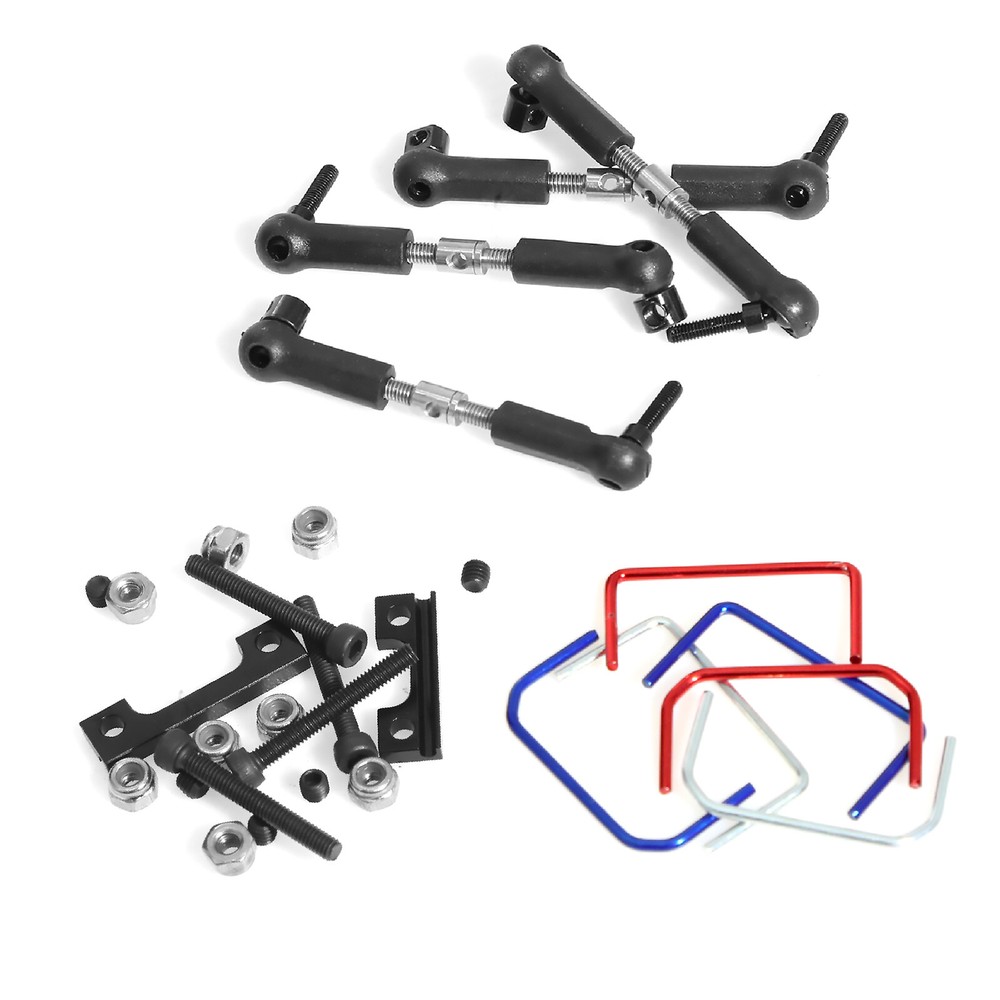 Alloy Front+ Rear Wide Sway Bar Kit for 1/16 E-Revo/Mini Slash Upgrades Part