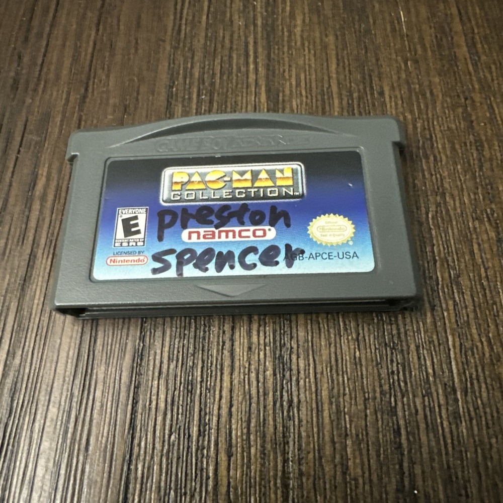 Pac-Man Collection (Nintendo Game Boy Advance GBA) Cleaned / Tested!