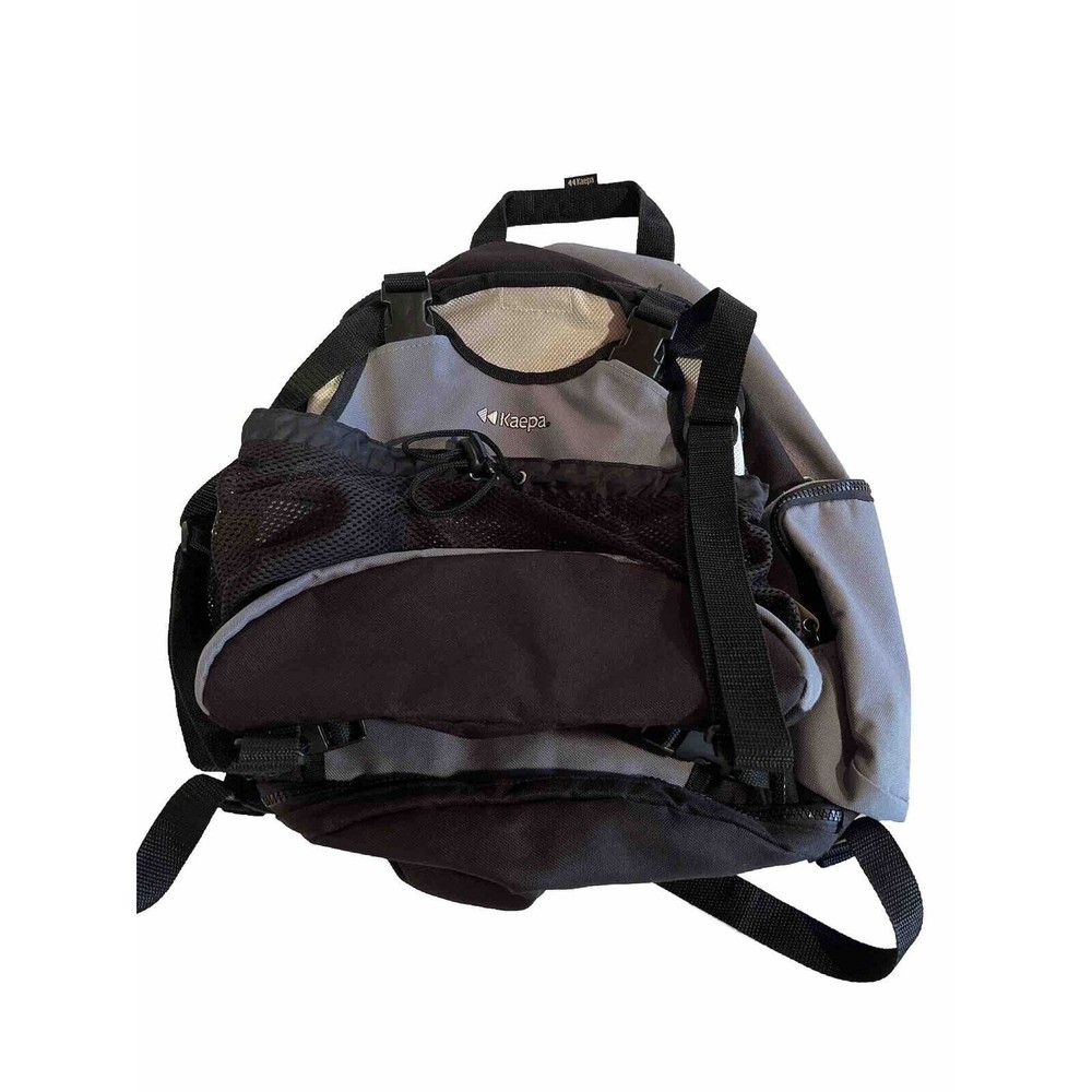 Kaepa Universal Backpack Gray Black Hiking School Bag