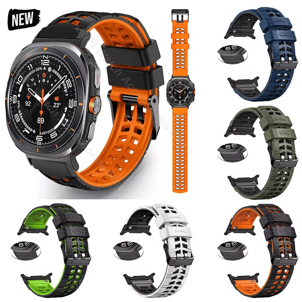 Watch Accessories Buckle Watch Strap Watchband Band Silicone 47mm Sport Watch