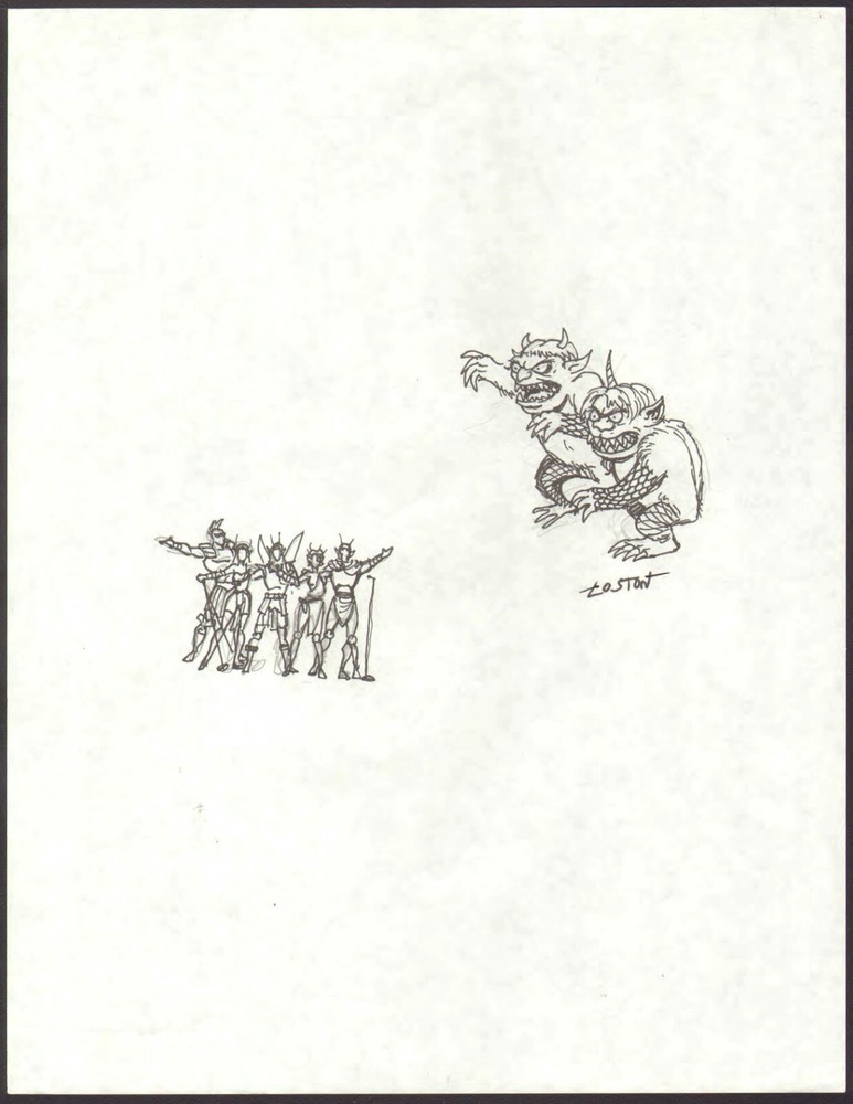 LOSTON WALLACE SIGNED WILD THINGS ORIGINAL ART B-MAURICE SENDAK! FREE SHIP!