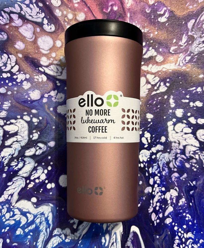 Ello Arabica 14oz Vacuum Insulated Stainless Steel Coat Travel Mug HOT COLD