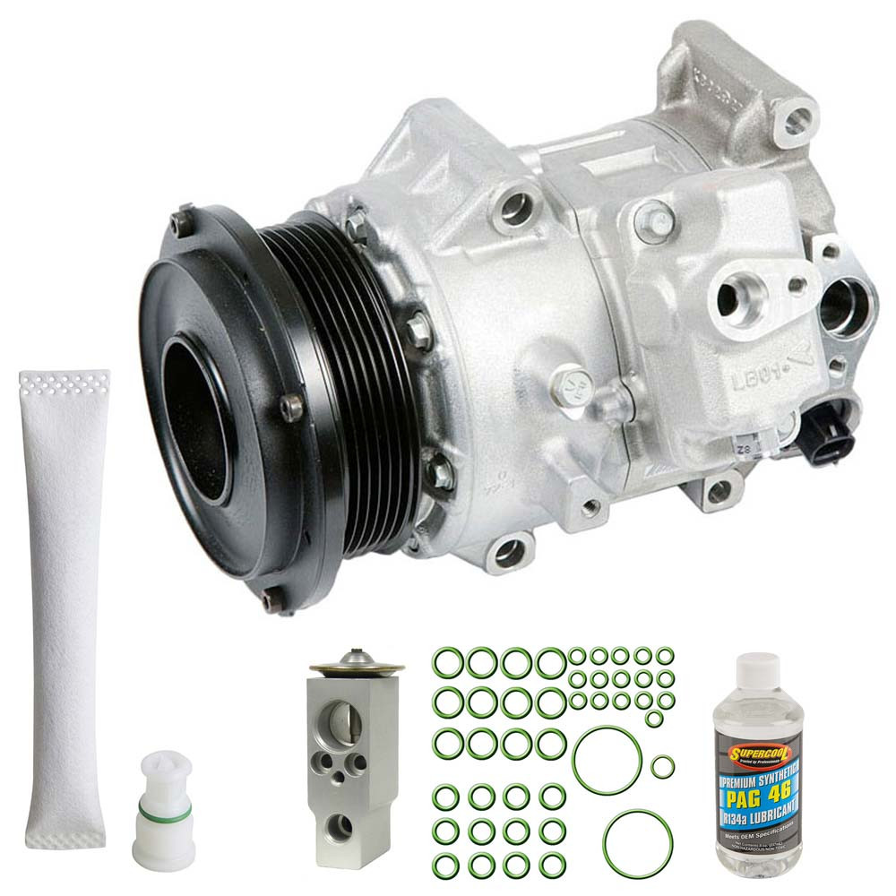 2014-2017 Lexus LS460 OEM AC Compressor with A/C Repair Kit DAC