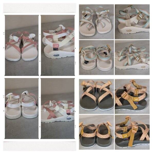Chaco Z1 Rose or Z2 Prairie sandals in 3 PR NWOB sizes 8/9