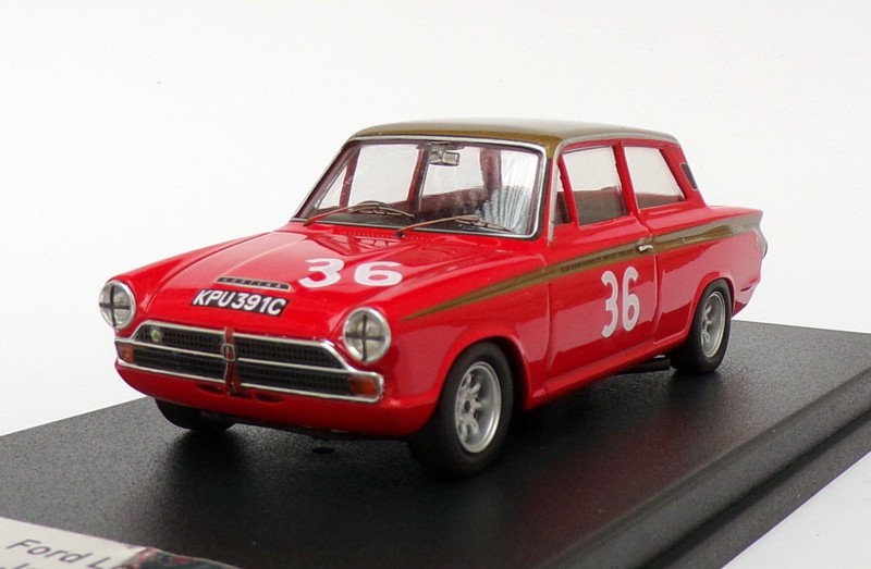 Trofeu 1/43 Scale RR.uk22 - Ford Lotus Cortina - Snetterton 1966 #36 J.Stewart
