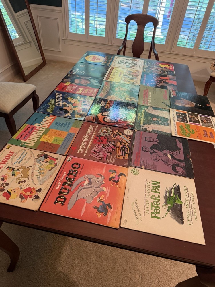 Lot of 20 Vintage Vinyl Albums Various Titles Soundtracks, TV See Pics