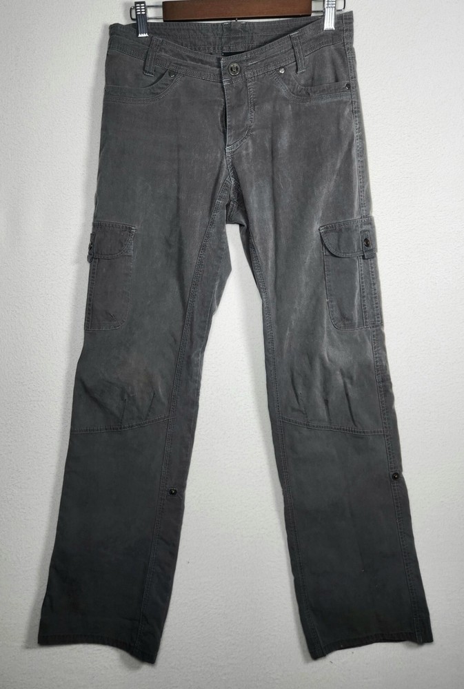 KUHL Women's Pants Size 6 Roll Tab Cargo Pockets Hiking Outdoors Quick Dry