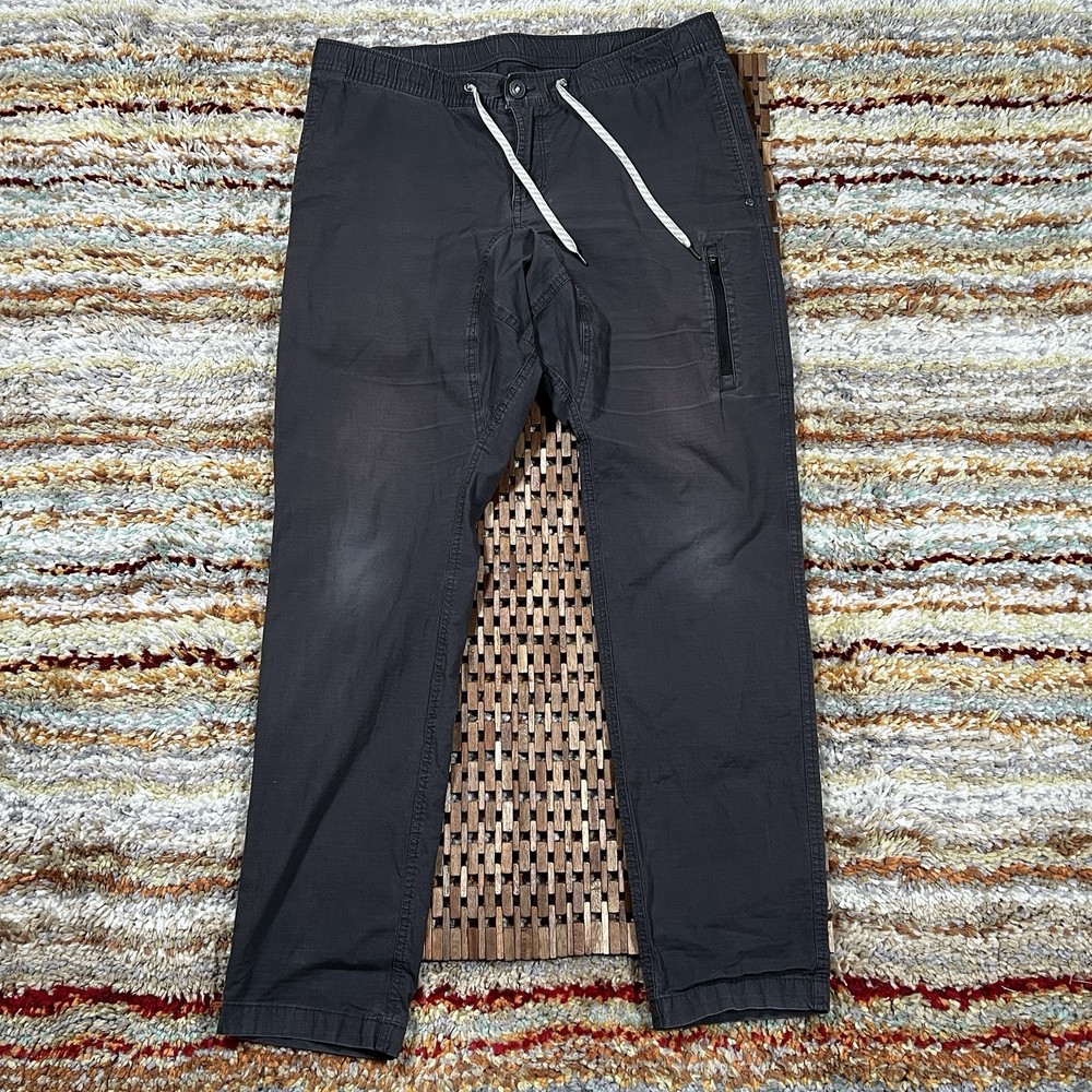 Vuori Duraterrra Climber Ripstop Joggers Pants Faded Black Men’s Size XL