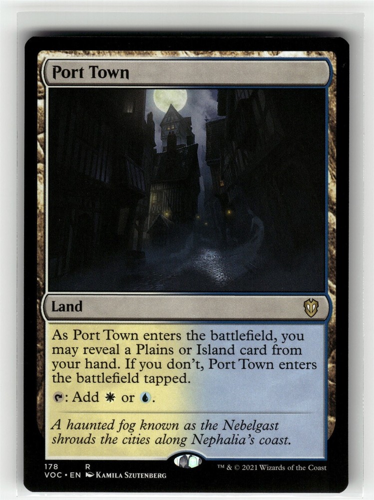 PORT TOWN Crimson Vow Commander #178 VOC(NM+)(MTG)