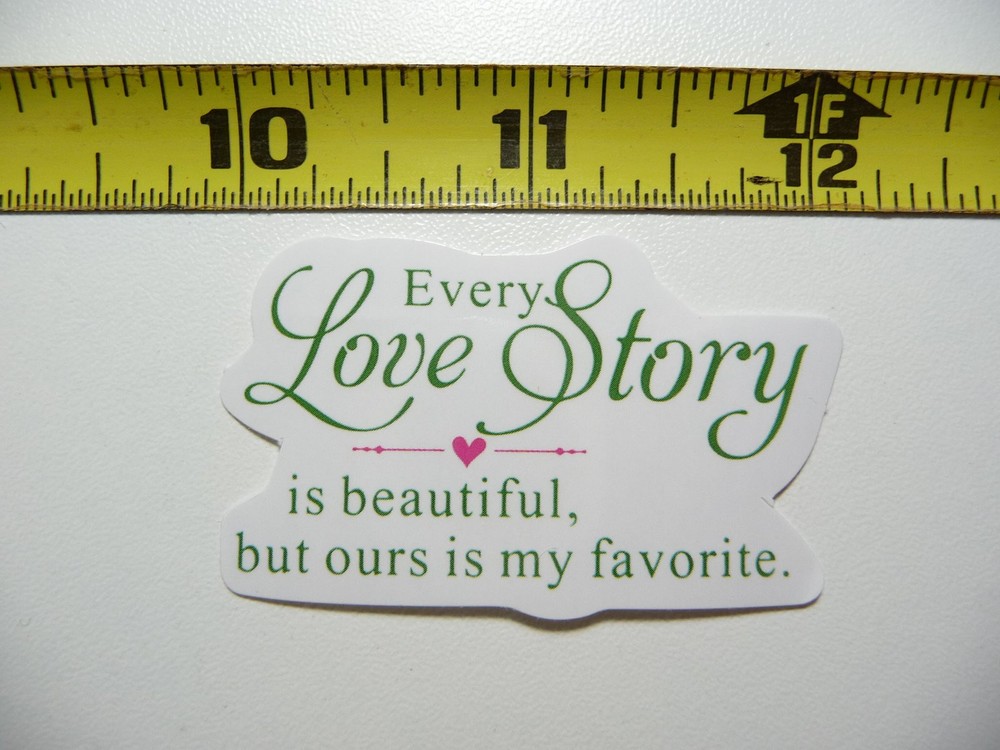 Our Love Story Positive Motivational Decal Sticker for Inspiration