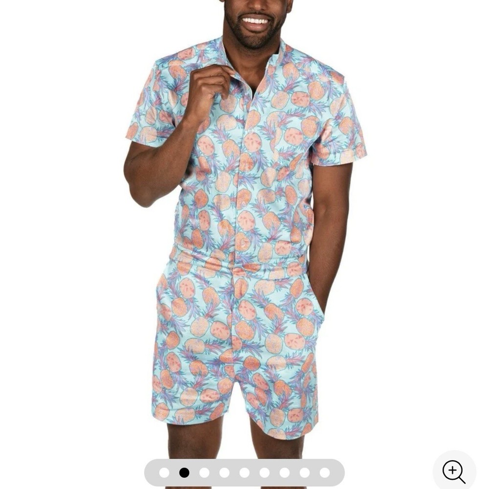 PINA COLADA ROMPHIM pineapple tipsy elves size M men’s NEW