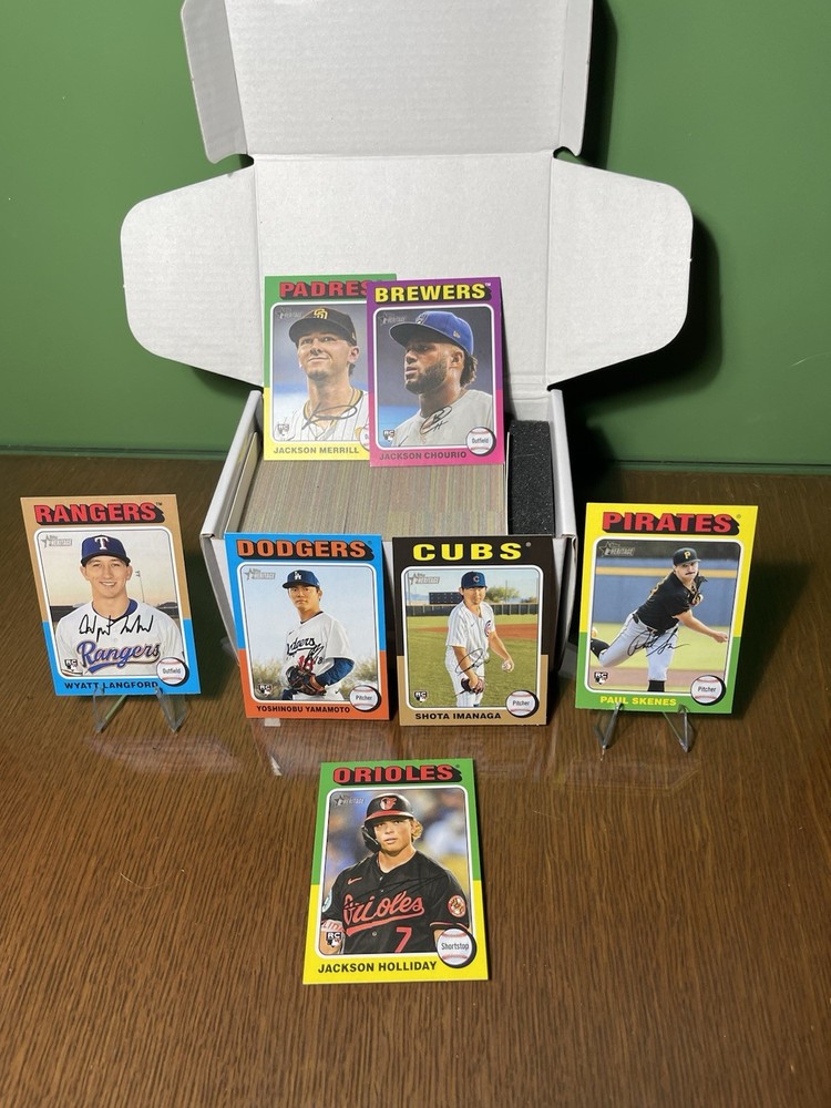 2024 Topps Heritage High Number Complete 200-Card Base Set (#501-700)