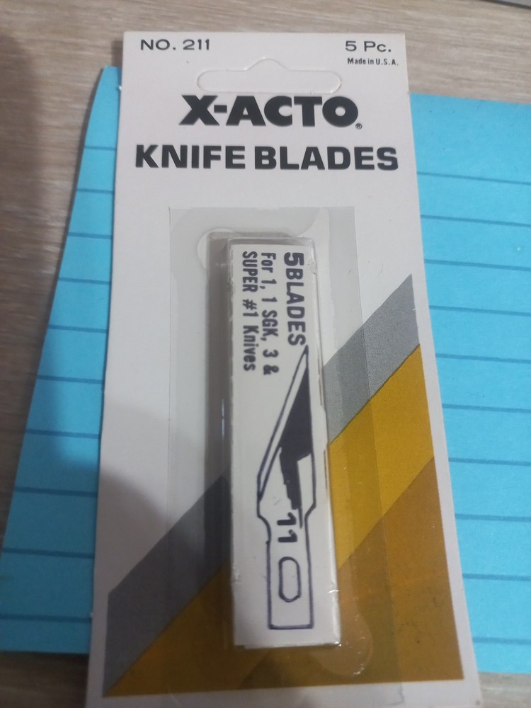 X-Acto No. 11 Precision Knife Blades for Crafting and Cutting