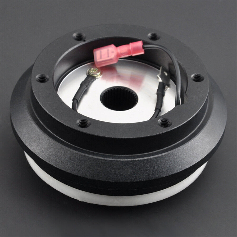 For Honda Civic Accord Prelude Black Car Steering Wheel Short Hub Adapter 110H