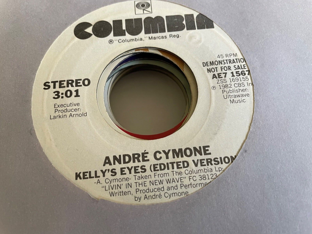 AS185 45RPM R&B SouL Andre Cymone Kelly’s Eyes , same tune flip but edited vers.