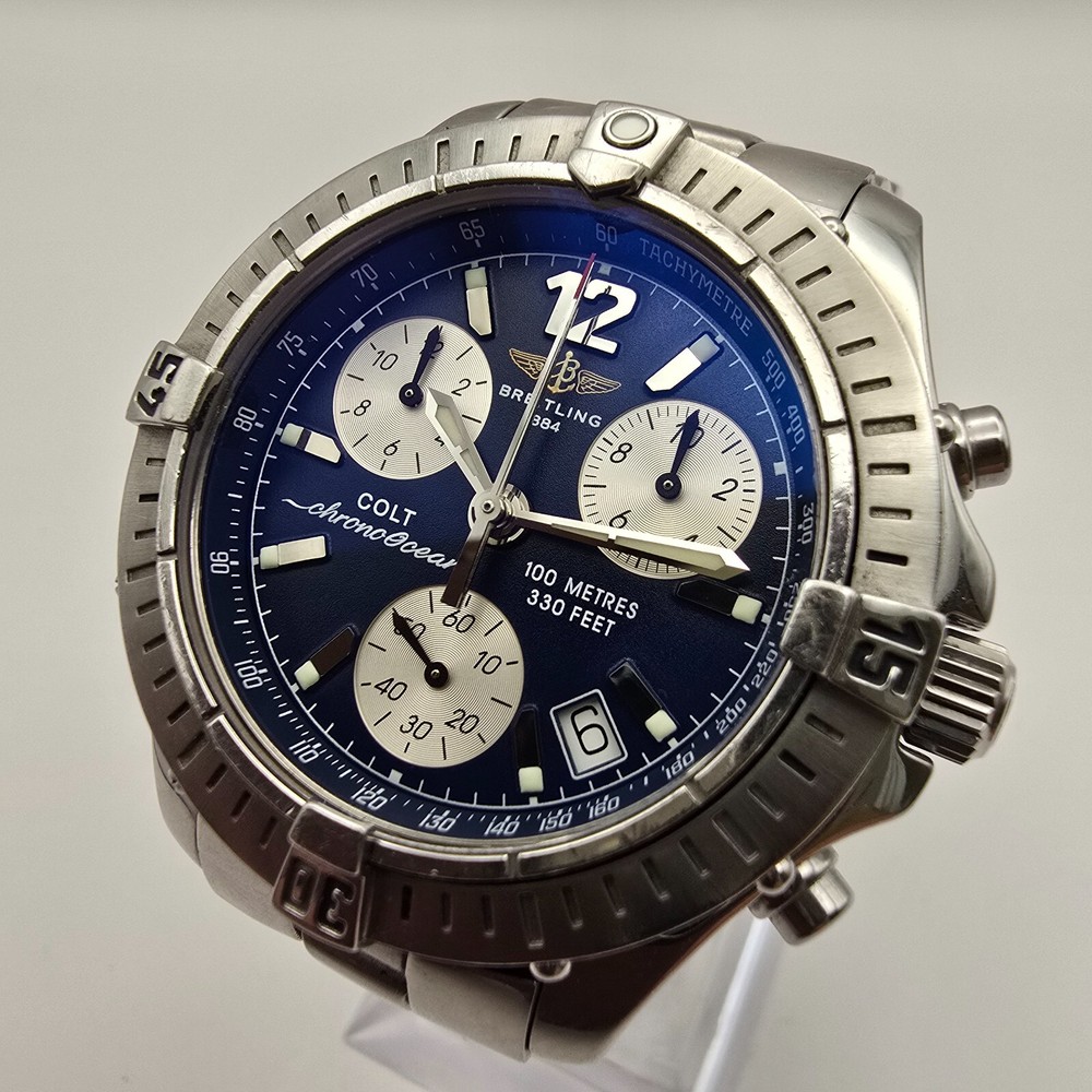 Swiss Breitling Colt ChronoOcean A53350 Steel Quartz Chronograph Men's Watch