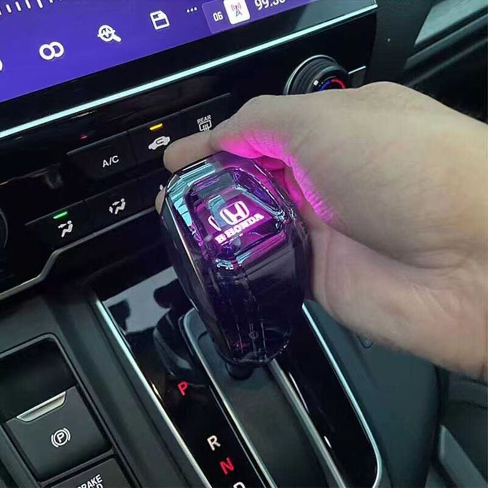 CRYSTAL GEAR SHIFT KNOB Handle With LED Light For Honda Civic 10th 11th 9th Gen