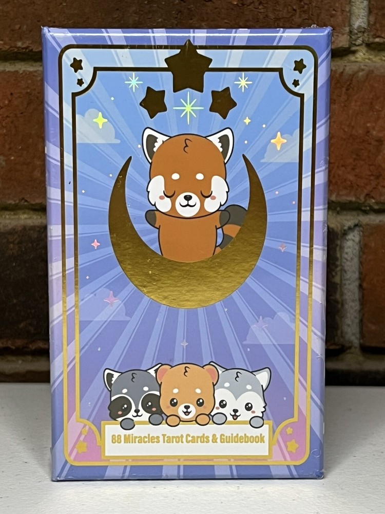 Red Panda & Friends 88 Miracles Tarot Card Deck and Guidebook Set