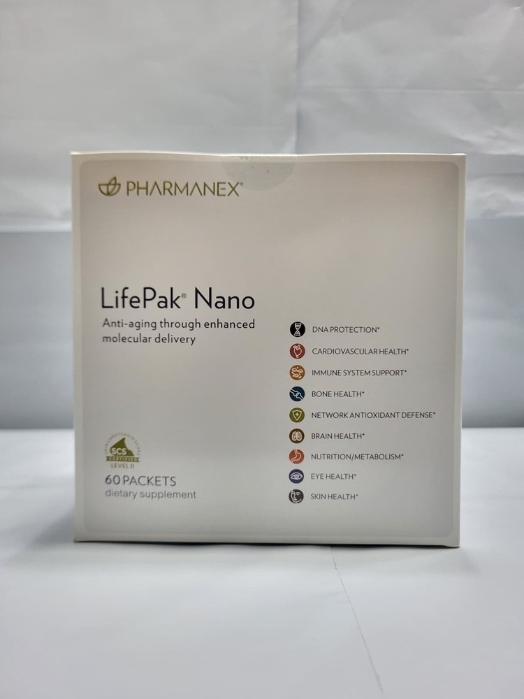 Nu Skin Pharmanex Lifepak Nano, 60 packets, Exp 12/2027 New