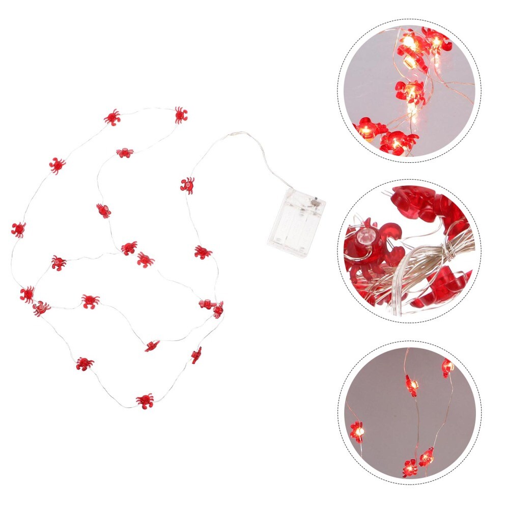 20 LED Crab String Lights Small Lighted Willow Twig Branch Strung Indoor