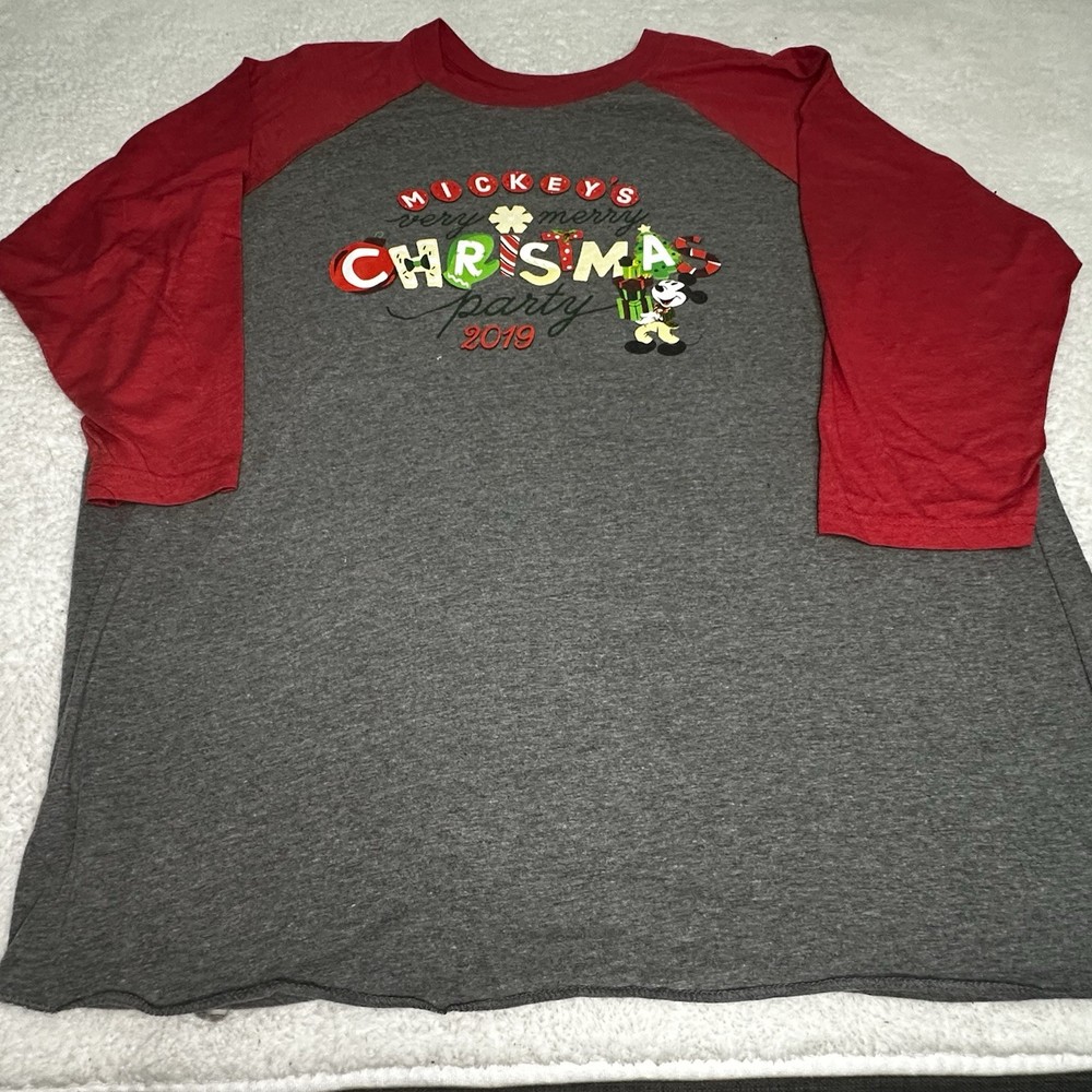 Disney Parks Mickey's Very Merry Christmas Party 2019 Shirt Adult Plus 2X