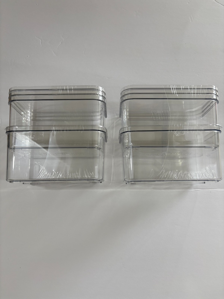 2 Food Safe Storage Bins with Lids - Set of 4 Containers