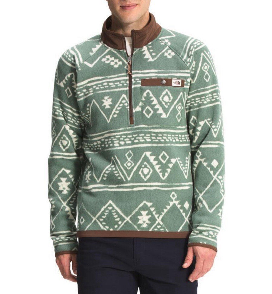 The North Face Men’s Leo Gordon Lyon 2 1/2 Zip Jacket Black Fleece Sweater Small