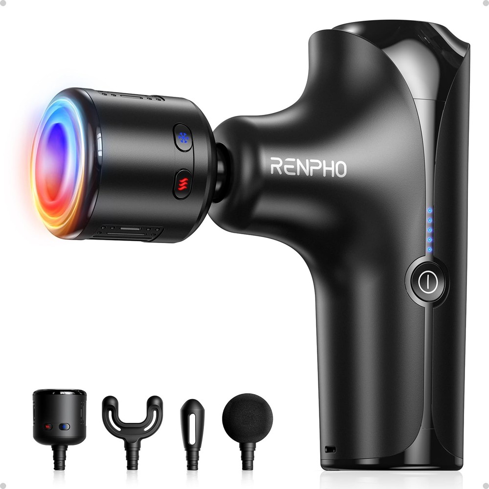 Best RENPHO Mini Thermacool Massage Gun with Heat and Cold FSA Eligible HSA