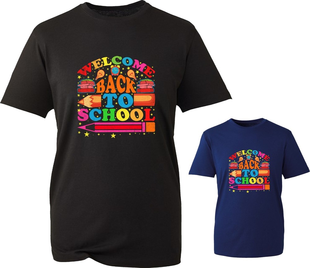 Welcome Back To School Funny T-Shirt Back To School Summer Vacations Gift Top-image