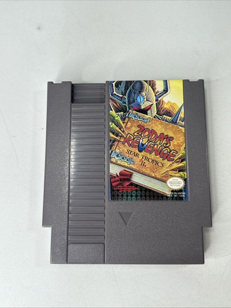 Zodas Revenge Star Tropics II NES 1994 Tested Working