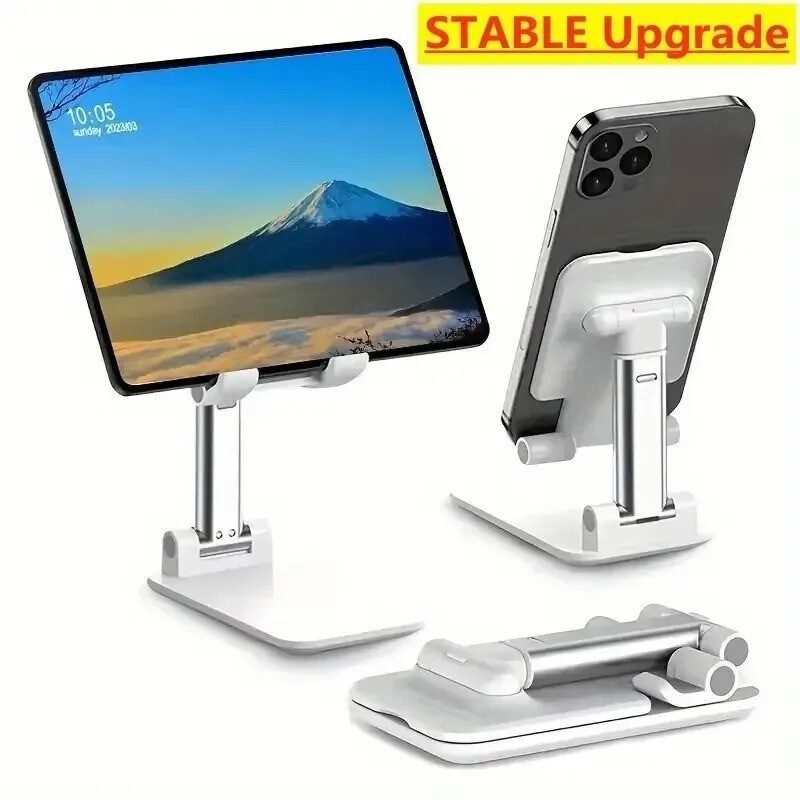 Adjustable Foldable Phone Stand for Desktop Tablet and Mobile Devices  