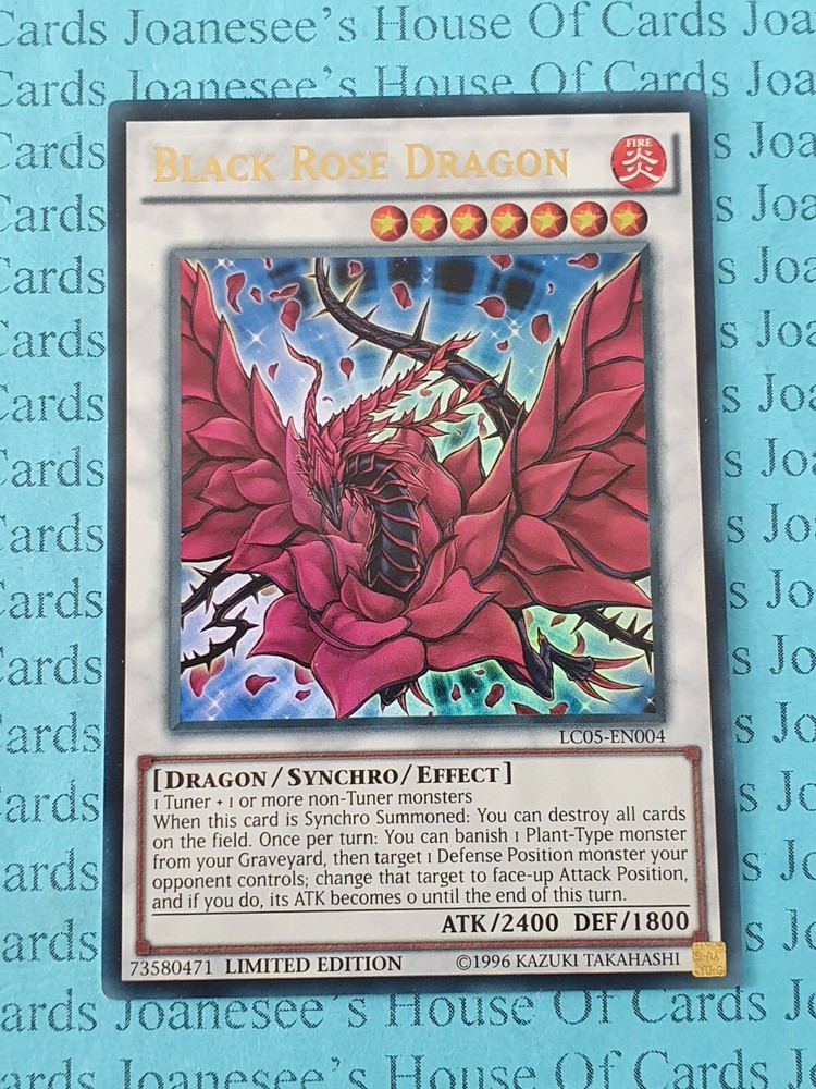 Black Rose Dragon LC05-EN004 Ultra Rare Yu-Gi-Oh Card Limited New