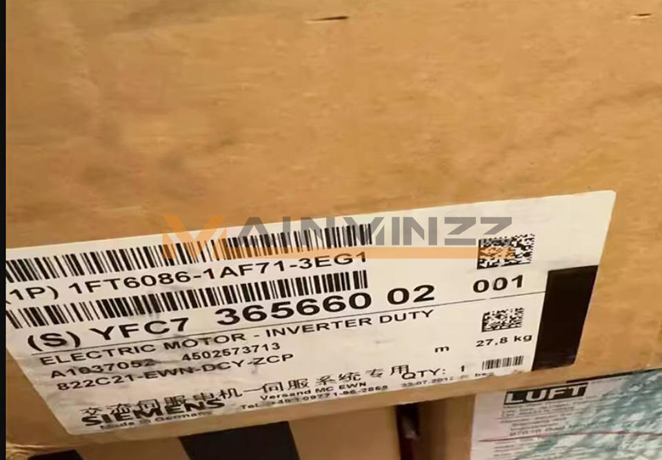 ONE NEW SIEMENS SERVO MOTOR 1FT6086-1AF71-3EG1