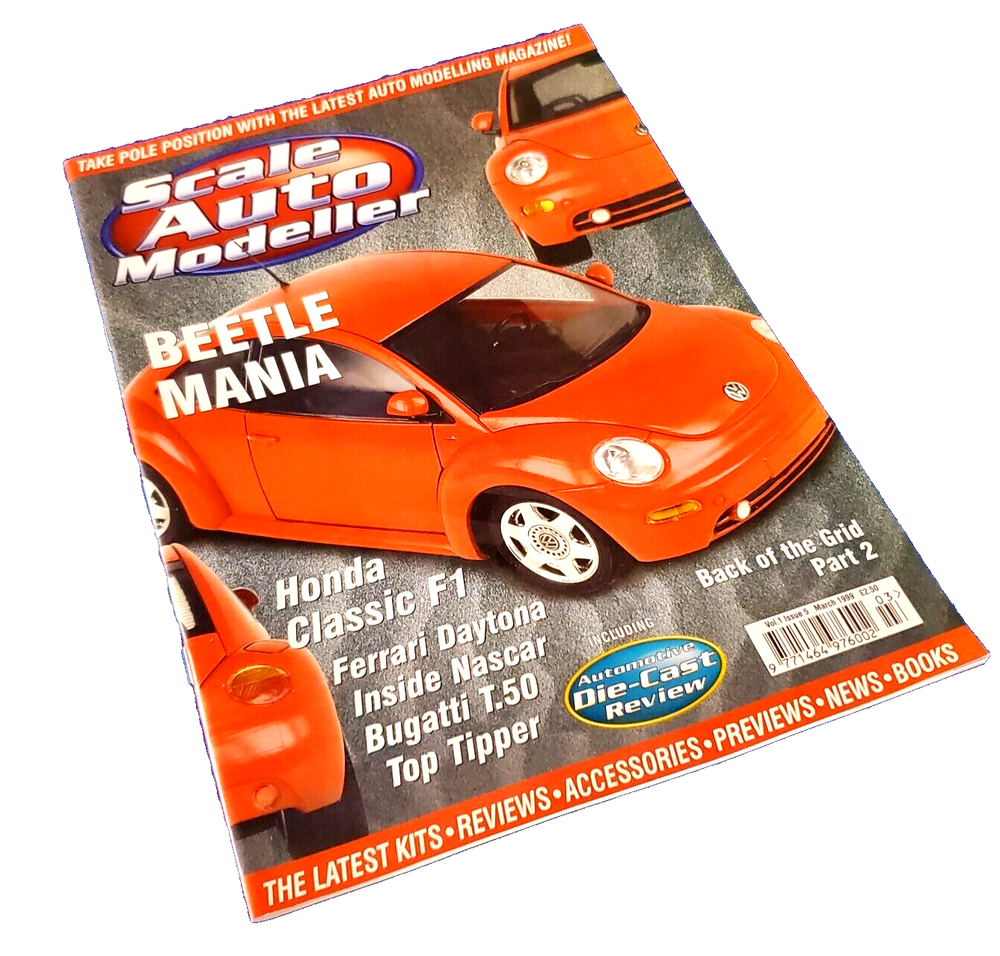 SCALE AUTO MODELLER: BEETLE MANIA MARCH 1999 VOL. 1 ISSUE 5 DIECAST MAGAZINE