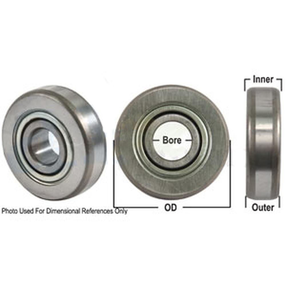 Allis Chalmers A-203KRR6-I Round Bore Cylindrical Ball Bearing